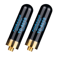TIDRADIO 805S Ham Radio Mini SMA-F Antenna, 2 Packs