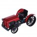 Teching Mini APP RC Tractor Metal Remote Control Model Tractor in Red DIY Assembly Kit Educational Toy