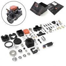 Toyan Engine FS-S100AC DIY 4 Stroke RC Engine - Build Your Own RC Engine -130Pcs