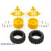 Pololu 1687 Tamiya 70194 Spike Tire Set - 2 tires