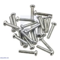 Pololu 1957 Machine Screw: #2-56, 7/16″ Length, Phillips (25-pack)