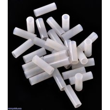 Pololu 1975 Nylon Spacer: 12mm Length, 4mm OD, 2.7mm ID (25-Pack)