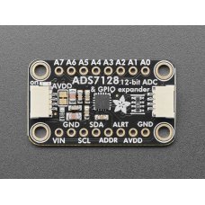 Adafruit 6494 ADS7128 8-Channel ADC and GPIO Expander - STEMMA QT / Qwiic Adafruit 6494 ADS7128 8-Channel ADC and GPIO Expander - STEMMA QT / Qwiic