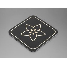 Adafruit 5719/ 5720 PCB Coaster with Gold / Aluminum Adafruit Logo