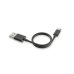 High-Power Type-C to USB-A Male 2.0 Cable - 30cm