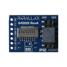 Parallax 64009 P2 microSD Add-on Board