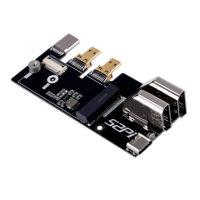 52Pi Micro HDMI to HDMI Multifunctional Adapter for Raspberry Pi 5, with PCIe 3.0x1 M.2 slot, Support M.2 NVMe SSD 2230 2242