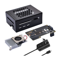 52Pi N04 M.2 2280 PCIe To NVMe Top Extension Adapter Board with Metal Case including Power Supply and Official Cooler for Raspberry Pi 5