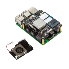 UCTRONICS U6287 5V 5A NVMe PoE+ HAT for Raspberry Pi 5, PCIe to M.2 NVMe Adapter, Compatible with 2230/2242 NVMe SSDs, IEEE 802.3af/at PoE+ Power Over Ethernet