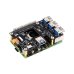 Waveshare 26847 PCIe To USB 3.2 Gen1 HAT for Raspberry Pi 5, PCIe to USB HUB, 4x High Speed USB Ports, driver-free, plug and play, HAT + Standard