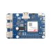 Waveshare 26861 Cat-1/GNSS HAT for Raspberry Pi, Based On SIM7670G module, Global Multi-band LTE 4G Cat-1 support, GNSS positioning, 3x USB 2.0 extended ports