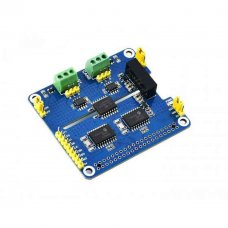 Waveshare 17912 2-Channel Isolated CAN Expansion HAT for Raspberry Pi, Dual Chips Solution