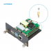 UCTRONICS U6278 PoE+ Hat for Raspberry Pi, 5V 4.5A Max IEEE802.3af/at Complaint Power over Ethernet with Cooling Fan for Raspberry Pi 4B/3B+