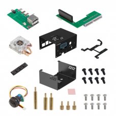 UCTRONICS U6149 for Raspberry Pi 4 Metal Case, with Re-Locate Board and ICE Towel Cooler