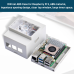 DIN Rail ABS Case With Offical Heat Sink For Raspberry Pi 5