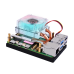 Low-Profile Ice Tower Cooling Fan RGB LED Light For Raspberry Pi 5