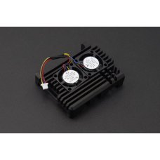 Dual Fans Metal Case for Raspberry Pi 5 Single Board Computer