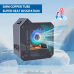 ABS Mini Tower Kit Black Enlosure Case For Raspberry Pi 5 With Ice Tower Cooler OLED