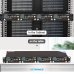 UCTRONICS RM0013 Pi 5 Rack Pro, 1U Rack Mount with 4 × M.2 NVMe SSD Base, PCIe to NVMe, Safe Shutdown, 0.96" Color LCD Raspberry Pi 5 NVMe Rack