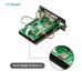 UCTRONICS RM0013 Pi 5 Rack Pro, 1U Rack Mount with 4 × M.2 NVMe SSD Base, PCIe to NVMe, Safe Shutdown, 0.96" Color LCD Raspberry Pi 5 NVMe Rack