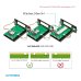 UCTRONICS RM0013 Pi 5 Rack Pro, 1U Rack Mount with 4 × M.2 NVMe SSD Base, PCIe to NVMe, Safe Shutdown, 0.96" Color LCD Raspberry Pi 5 NVMe Rack