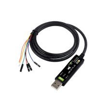 Waveshare 26738 Industrial USB TO TTL (D) Serial Cable, Original FT232RNL Chip, Multi Protection Circuits, Multi Systems Support, Suitable For Raspberry Pi 5 Serial Port Debugging