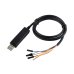 Waveshare 26738 Industrial USB TO TTL (D) Serial Cable, Original FT232RNL Chip, Multi Protection Circuits, Multi Systems Support, Suitable For Raspberry Pi 5 Serial Port Debugging