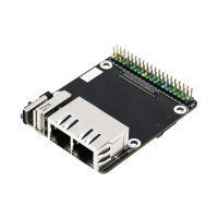 Waveshare 22360 / 23697 / 23852 Mini Dual Gigabit Ethernet Base Board Designed for Raspberry Pi Compute Module 4