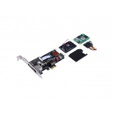 BliKVM Plug-n-Play PCIe- Raspberry Pi CM4, KVM-over-IP, CM4102000 included, easy-to-use, 1920×1080@60Hz Video Output, OLED display, Support both PoE and USB