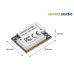 Seeed Studio Wio-S3-N Wireless Module without IPEX, ESP32-S3R8, Dual-core Xtensa LX7 and SX1262 embedded, LoRaWAN, Wi-Fi & BLE, supports EU868 & US915 - 100079384