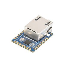 Waveshare 24276 TTL UART to Ethernet Mini Module, Castellated Holes With Immersion Gold Design, Highly Integrated Packaging