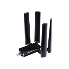 Waveshare 23252 5G DONGLE Module, quad antennas, USB3.1 port, Aluminum Alloy Heatsink, M.2 Key B Interface