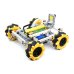 Waveshare 21645/21646/21647 BuildMecar Kit, Smart Building Block Robot with Mecanum Wheels, 5MP Camera, Based on Raspberry Pi Build HAT