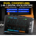 FNIRSI DS215H 2-IN-1 50MHz 250MS/s Dual Channel Digital Oscilloscope DDS Function Signal Generator