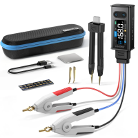 FNIRSI LCR-ST2 100K LCR ESR Meter 2-in-1 Digital Tweezers Bridge