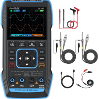 FNIRSI 2C23T Handheld Dual Channel 3-in-1 10MHz 50MS/s Oscilloscope Multimeter DDS Function Generator