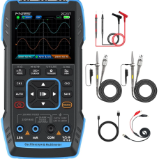 FNIRSI 2C23T Handheld Dual Channel 3-in-1 10MHz 50MS/s Oscilloscope Multimeter DDS Function Generator