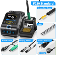 FNIRSI DWS-200 F210 200W Power Rapid Heating Soldering Iron Station Kit