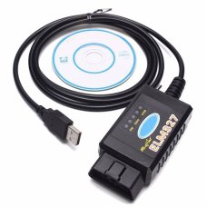 OBD2 Scanner ELM327 USB with Switch HS + FORScan + MS SCAN OBD Interface Diagnostic Tool for Ford