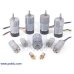 Pololu 4741 / 4742 / 4743 / 4744 / 4745 / 4746 / 2829 Metal Gearmotors without Encoder (Helical Pinion)