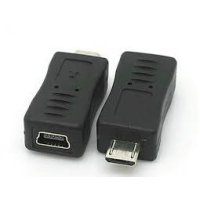 Mini Female USB to Micro Male USB Adapter