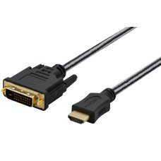 HDMI A -male to DVI-male cable
