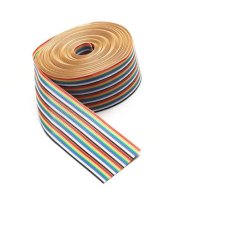40 way 40 pin Flat Color Rainbow Ribbon IDC Cable