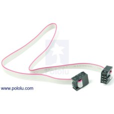 Pololu 972 6-Conductor Ribbon Cable with IDC Connectors 12inch