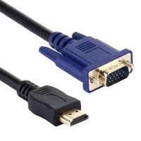 HDMI A -male to VGA-male cable