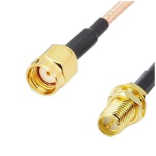 SMA male straight to SMA female RF Coax Pigtail Cable RG316 Connector - 20cm