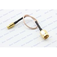 SMA Male to MCX Male RG178 Cable Connector
