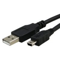 USB-A male to USB Mini-B male cable
