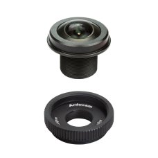 Arducam LN031 180 Degree Fisheye 1/2.3 inch M12 Lens with Lens Adapter for Raspberry Pi High Quality Camera