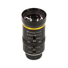 Arducam LN057 8-50mm C-Mount Zoom Lens for IMX477 Raspberry Pi HQ Camera, with C-CS Adapter